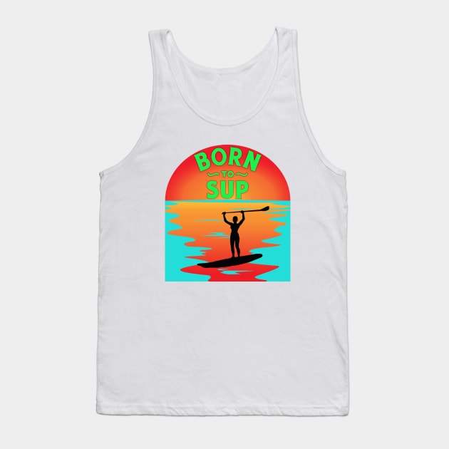 Stand up Paddleboard Tank Top by DePit DeSign